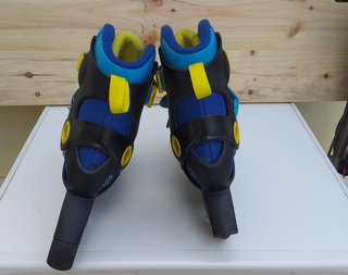 Patins em linha Axelo azuis