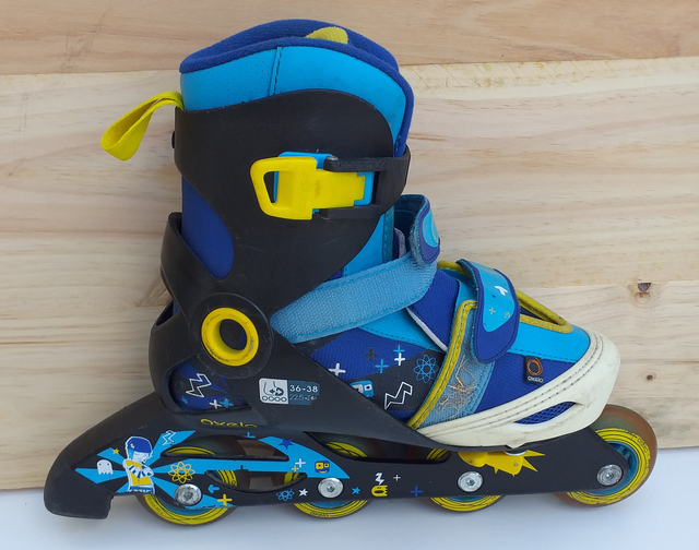 Patins em linha Axelo azuis