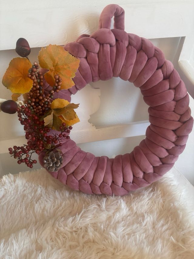 Ghirlanda fatta a mano decorata