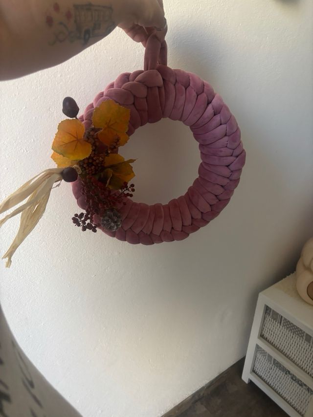 Ghirlanda fatta a mano decorata