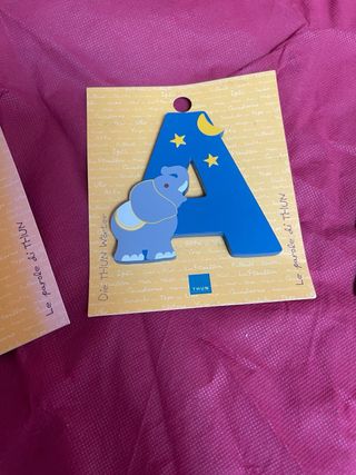 Lettere Thun in legno nome Samuele