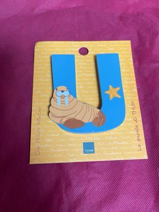 Lettere Thun in legno nome Samuele