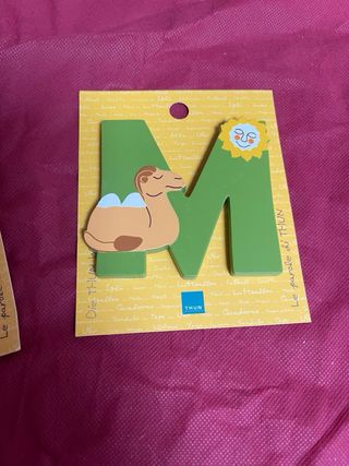 Lettere Thun in legno nome Samuele