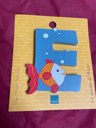 Lettere Thun in legno nome Samuele