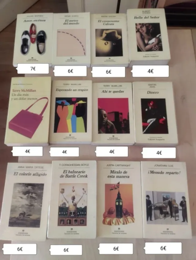 Editorial Anagrama, varios autores.