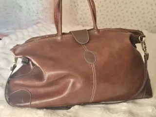 Bolsa viaje nobuck marrón