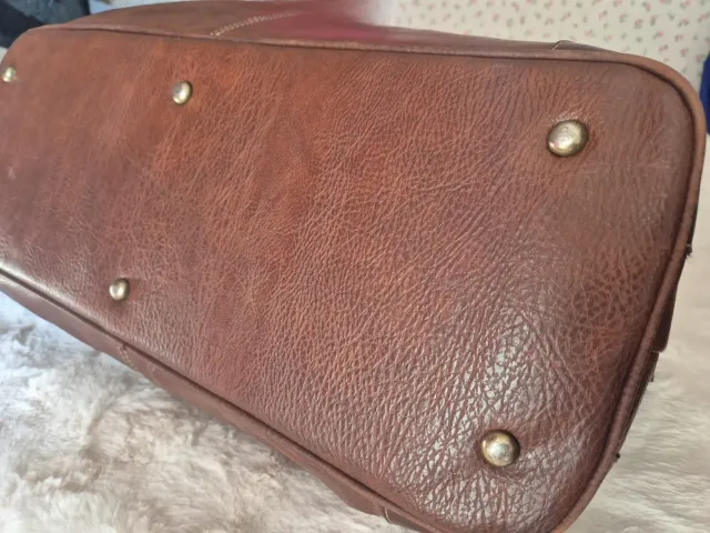 Bolsa viaje nobuck marrón