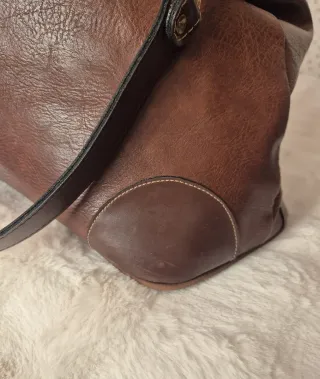 Bolsa viaje nobuck marrón