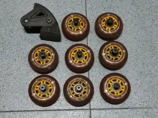 8 Ruedas Patines en Línea Marrones