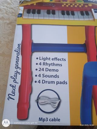 Tastiera, pianola elettronica per bambini
