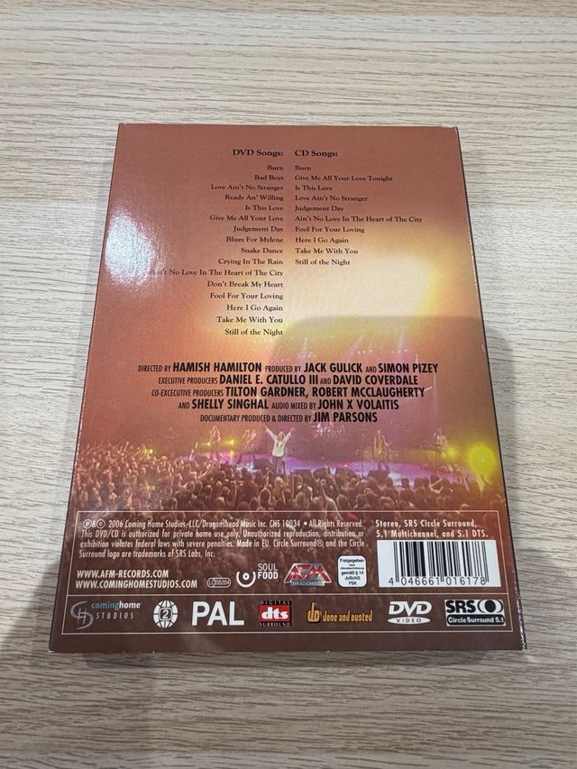 Whitesnake Live DVD + CD In The Still Of The Night