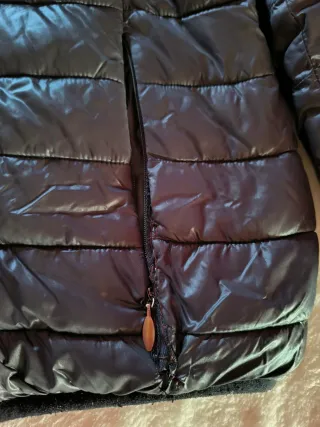 Abrigo Reversible Mujer Negro