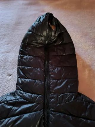 Abrigo Reversible Mujer Negro