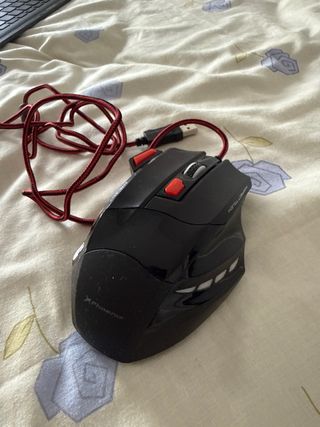 Ratón Gaming X Phoenix RGB Negro/Rojo