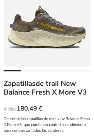 New Balance Fresh Foam X More Trail V3 Talla 44.5