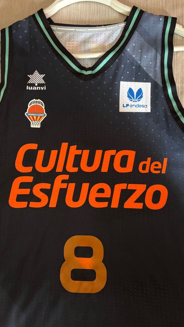 Camiseta Valencia Basket Original Talla L