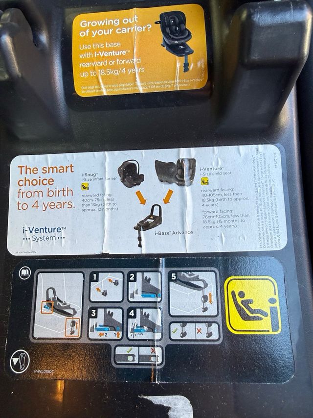 Ovetto Joie con base Isofix e Adattatori ovetto