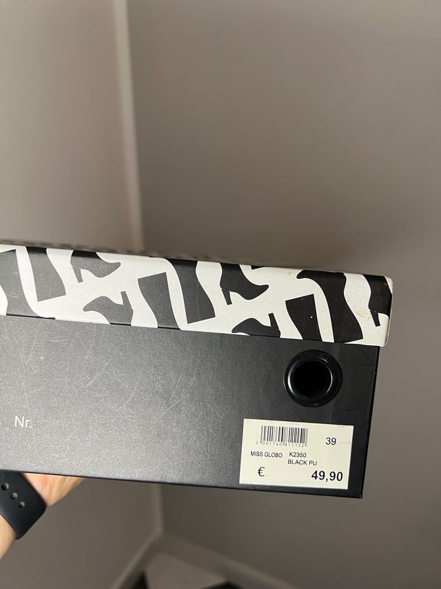 Stivaletto donna tacco alto nero - numero 39