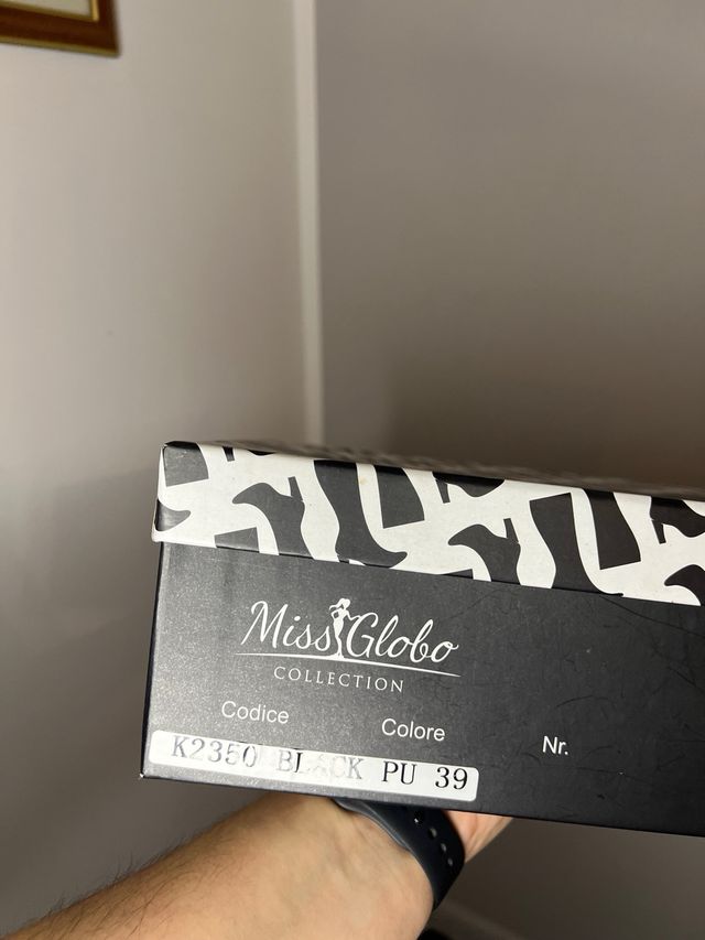 Stivaletto donna tacco alto nero - numero 39