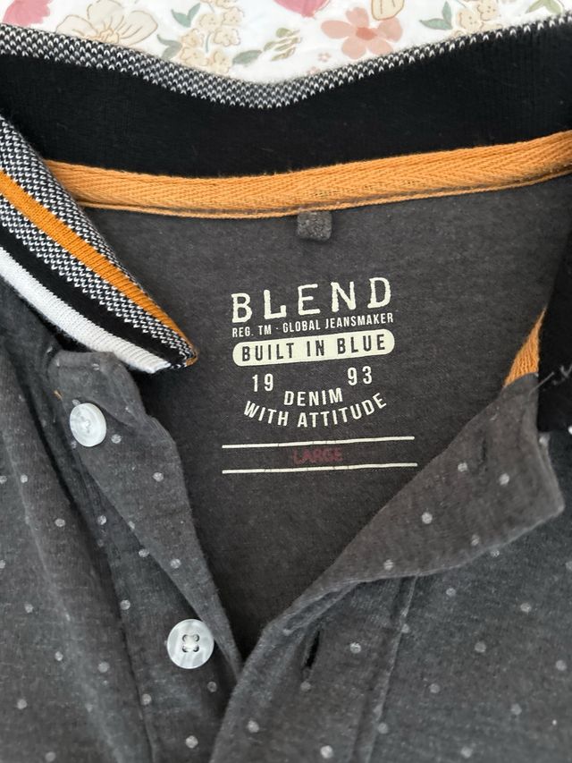 Jersey Bershka Rayas Beige y Blanco Talla M