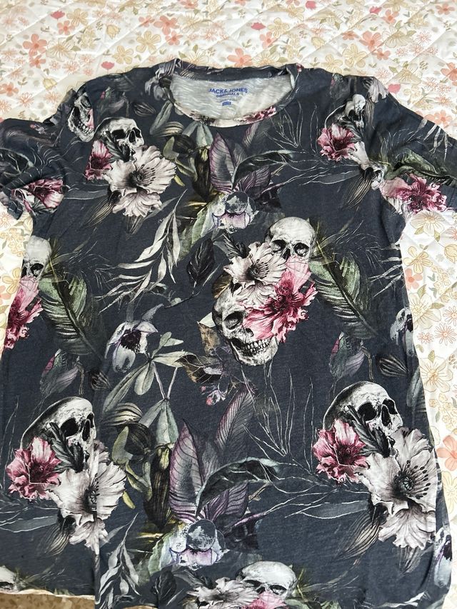 Jersey Bershka Rayas Beige y Blanco Talla M