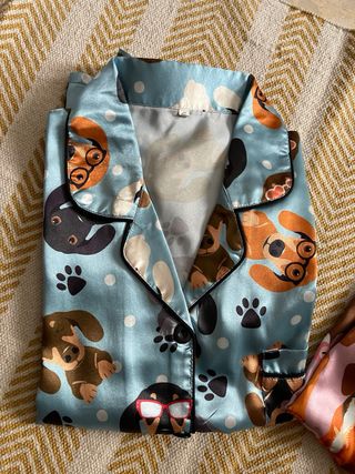 Lote 2 Pijamas Verano Perritos Talla S