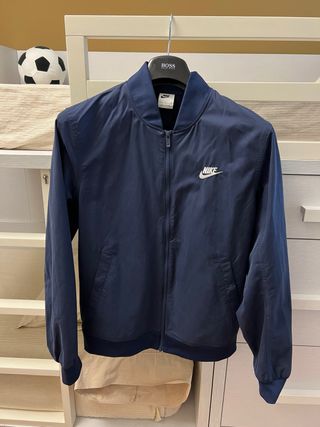 Chaqueta Bomber Nike Talla S Azul