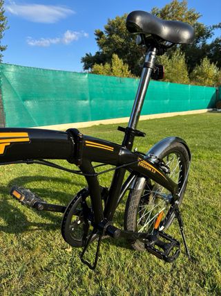 Bicicleta plegable GHT Negra