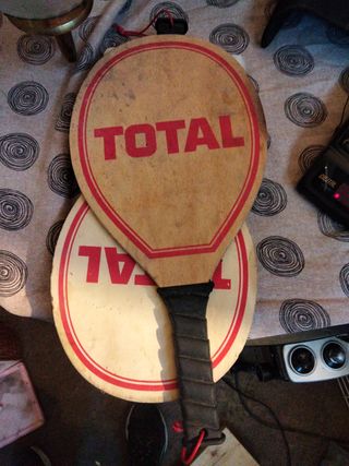 2 Raquetas de madera TOTAL