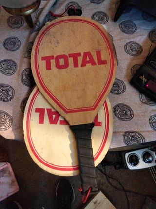 2 Raquetas de madera TOTAL