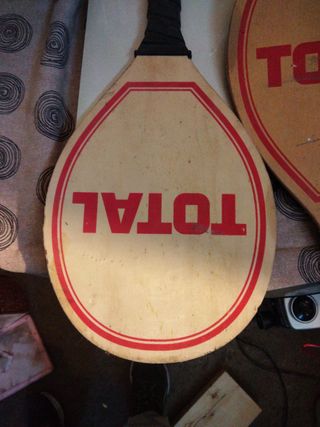 2 Raquetas de madera TOTAL