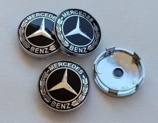 60mm Tapabujes Mercedes Centro de Rueda Llantas 