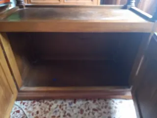 Mesa TV madera rústica