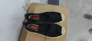Alpargatas negras con plataforma
