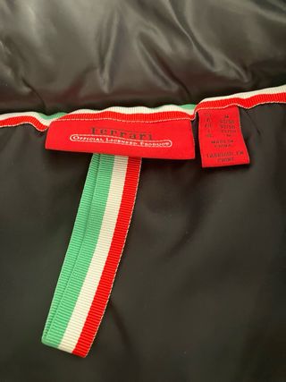 Chaleco Ferrari Hombre Negro