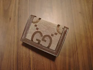 GUCCI - Cartera Pequeña de Lona/Piel - Vintage