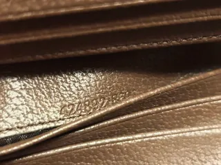 GUCCI - Cartera Pequeña de Lona/Piel - Vintage