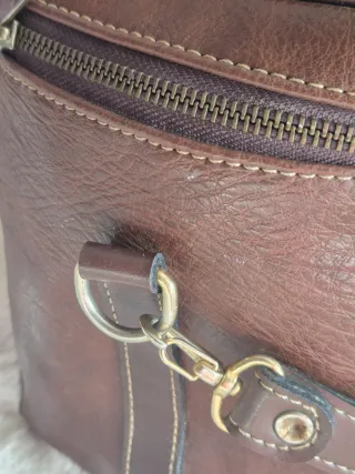 Neceser viaje marrón