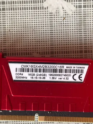 Corsair Vengeance LPX DDR4 3200 MHz 16 GB RAM