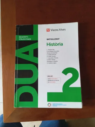Quadern d'Activitats Història 2°BAT