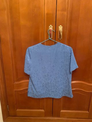 Blusa mujer manga corta talla 44