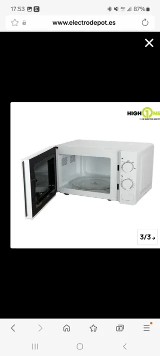 Microondas Nuevo a Estrenar. No se ha usado