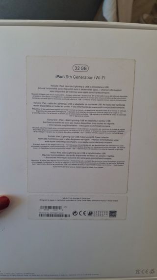 iPad 6ª Gen 32GB Oro