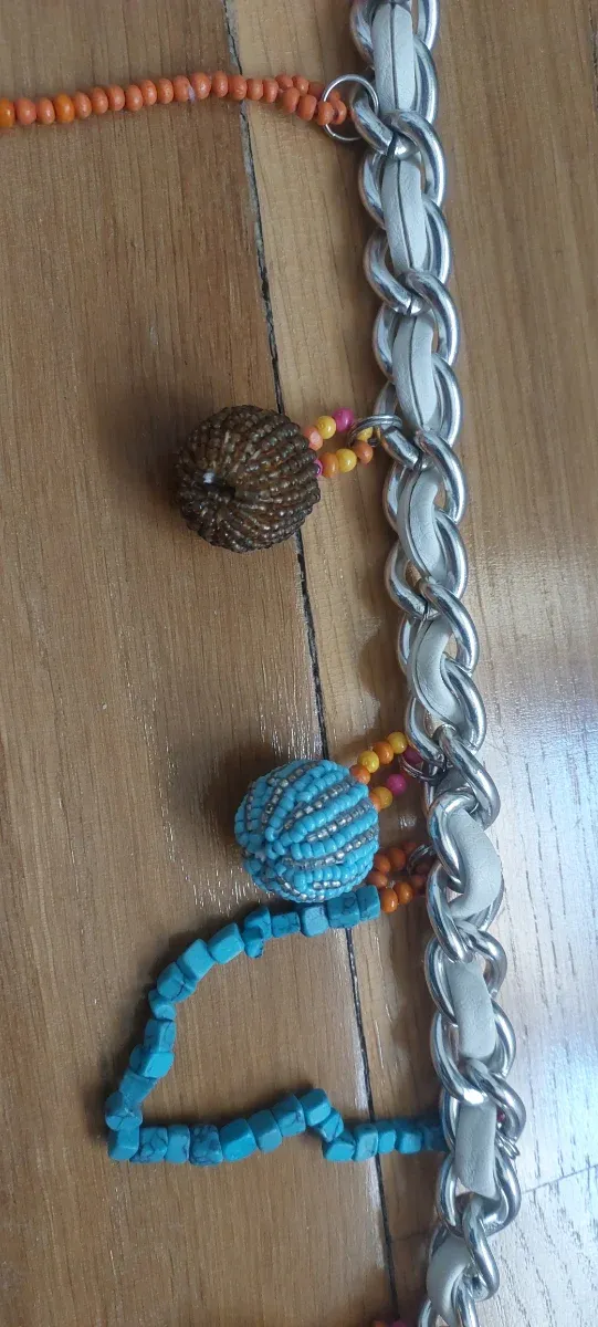 Cinturón cadena charms mujer 105cm