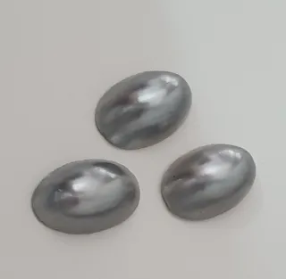 Cabujones Joyería Gris Perla Ovalados