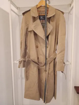 Gabardina Burberry Vintage Mujer Beige
