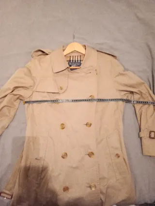 Gabardina Burberry Vintage Mujer Beige