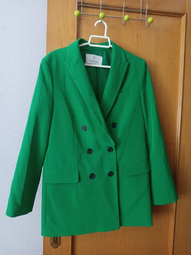 Blazer Stradivarius Verde