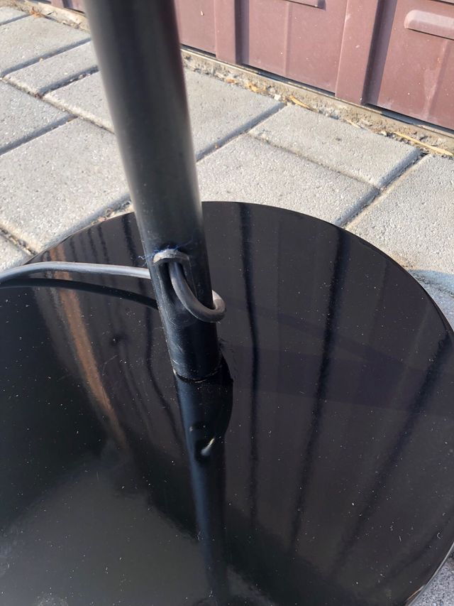 Lampada piantana vintage metallo