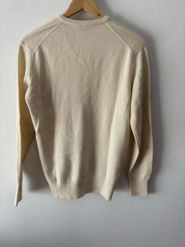 Jersey Lacoste Vintage Beige Años 80